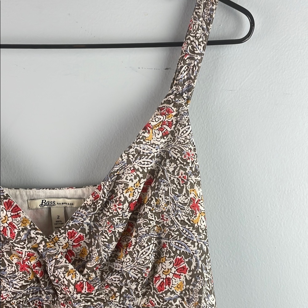 Bass GH Bass & Co Floral Maxi Dress Size 2 - Picture 3 of 6